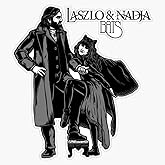 Laszlo And Nadja album cover Bumper Sticker Vinyl Decal 5 inches