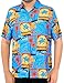 LA LEELA Men's Aloha Hawaiian Shirt Short Sleeve Button Down Casual Beach Party