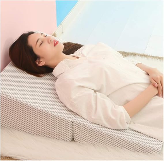 PREDUXYOW Folding Bed Wedge Pillow Extra Large Bed Pillow Memory Foam