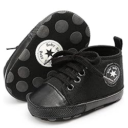 KKIIDDSS Unisex Baby Girls Boys Canvas High-top