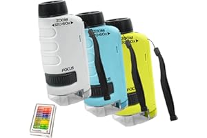 ACHUHE Miniscope Kids, The Original Miniscope for Kids, The Miniscope for Kids, Mini Labsters Portable Mini Scope Pocket for Scientific Experiment (3 All)