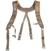 Tethrd Modular Ultralock Yoke, Saddle Shoulder Strap Support System, Coyote Brown
