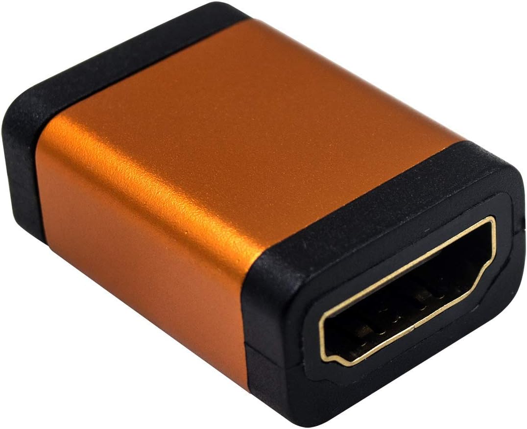 Duttek HDMI Coupler, HDMI Female to Female Adapter Gold-Plated HDMI Connector Supports 4kx2k@60HZ Ethernet, 3D Video, UHD - Image 3