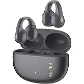 Edifier R1 Open-Ear True Wireless Earbuds, Bluetooth 5.4 Clip-On Headphones, AI Clear Calls, Left/Right Interchangeable, 28H Playtime, Fast Charging, Multipoint Connection, App Control, IP56, Gray