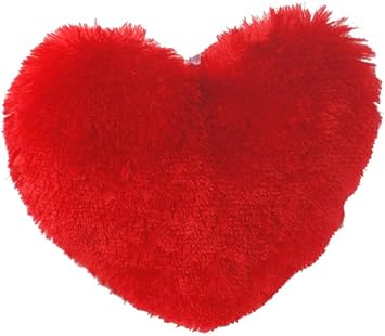 Dimpy Stuff Heart Cushions, Red (35cm x 28cm)