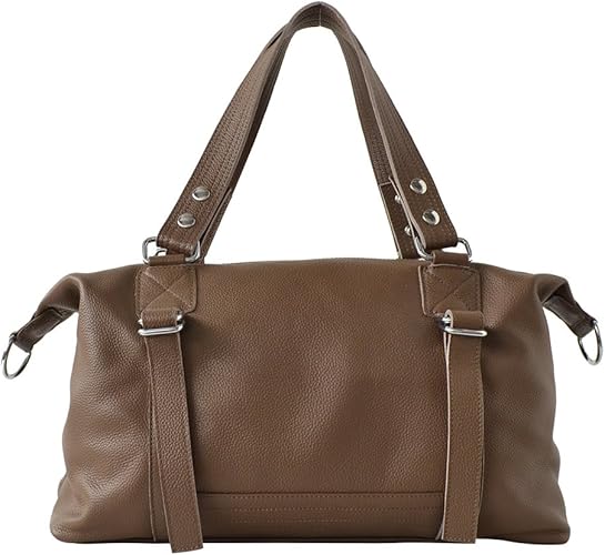 Amazon 2wayショルダーバッグ メンズ 革 斜めがけ 2900 Uomo チャコールブラウン Vita Felice ショルダーバッグ