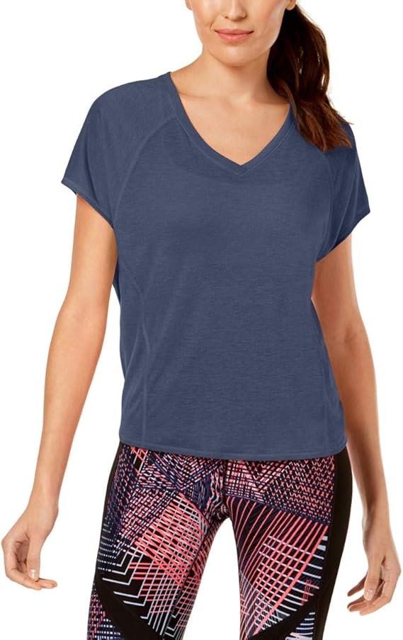 Calvin Klein Performance Womens Fitness Relaxed TShirt Blue L at