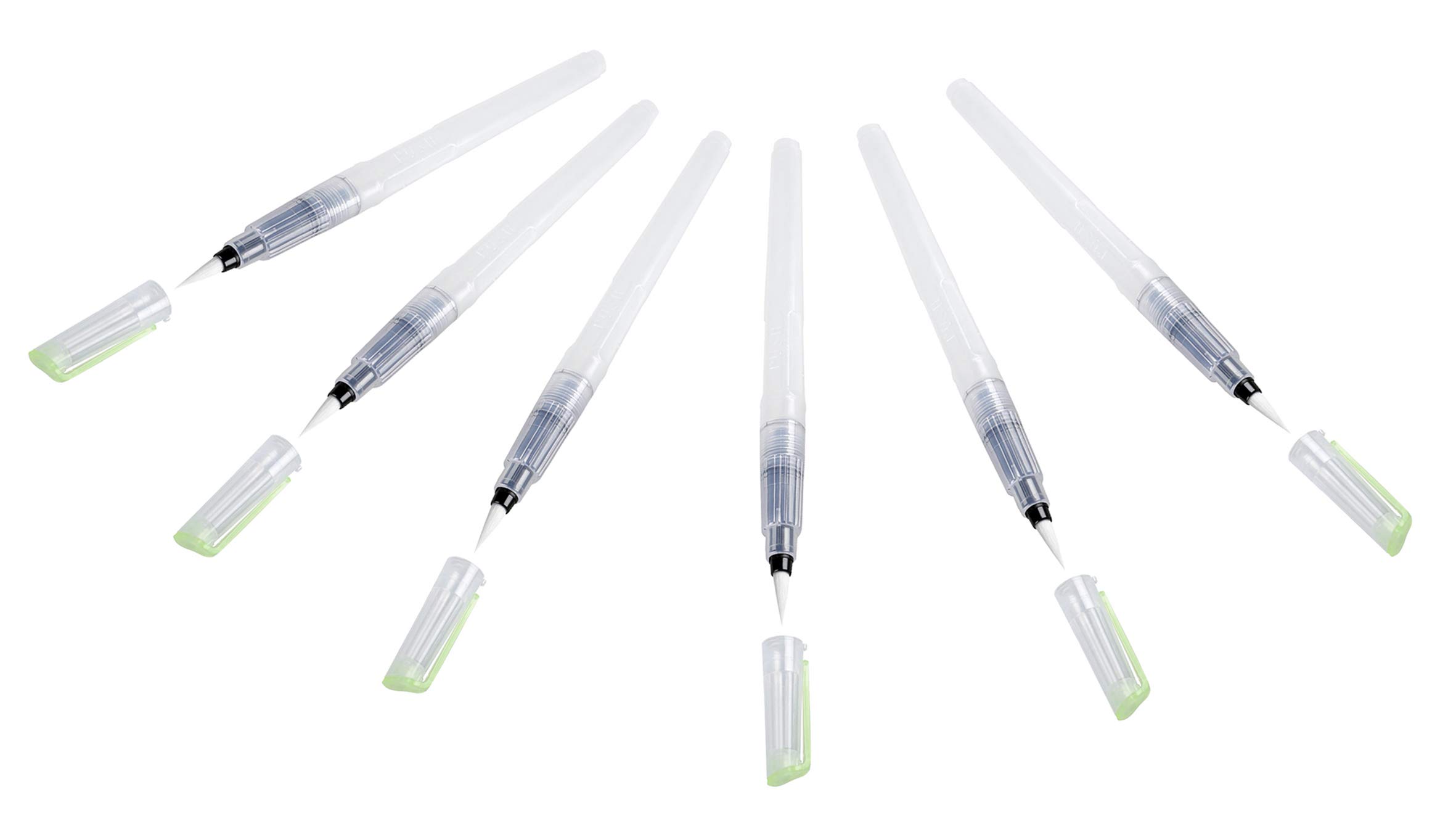 GRAPH'IT FILL'IT - Set of 6 Tank Brushes 8 ml, Transparent, Large, Set of 6