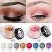 Red&Black Shimmer Eyeshadow Powder Glitter Shimmer Pearl Dust Powder for Face and Body 3g (Gold)