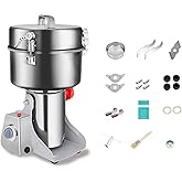 ExGizmo Swing Grain Mill 2500g,Electric Grain Grinder,Stainless Steel Grain Mill Grinder 4500W,High-Speed Spice Herb Grinder