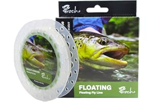 Croch Weight Forward Fly Fishing Line WF 3F 4F 5F 6F 7F 8F 100ft + Backing Line + 9ft Leader