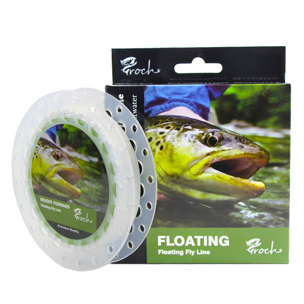 Croch Weight Forward Fly Fishing Line WF 3F 4F 5F 6F 7F 8F 100ft + Backing Line + 9ft Leader