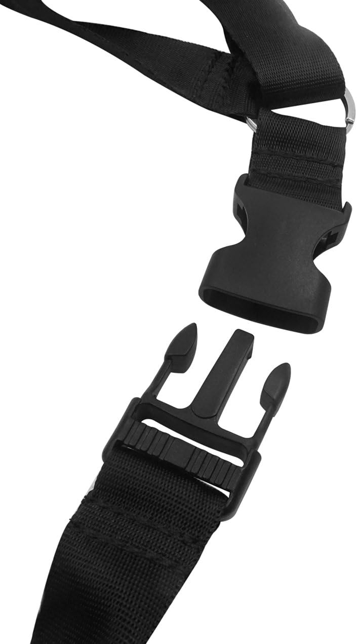 Adjustable Tenor Alto Saxophone Strap with Metal Hook Sax Shoulder Strap, Blue-1 - Image 5