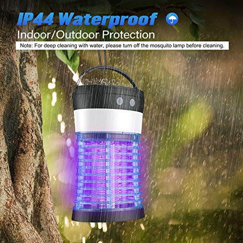 [3 in 1] Bug Zapper & Insect Fly Traps & LED Camping Lantern, IP44