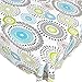 Home Bargains Plus Whimsy Circle Contemporary Print Indoor/Outdoor Vinyl Flannel Backed Fitted Tablecloth - Fits Table to 52 Inch Round