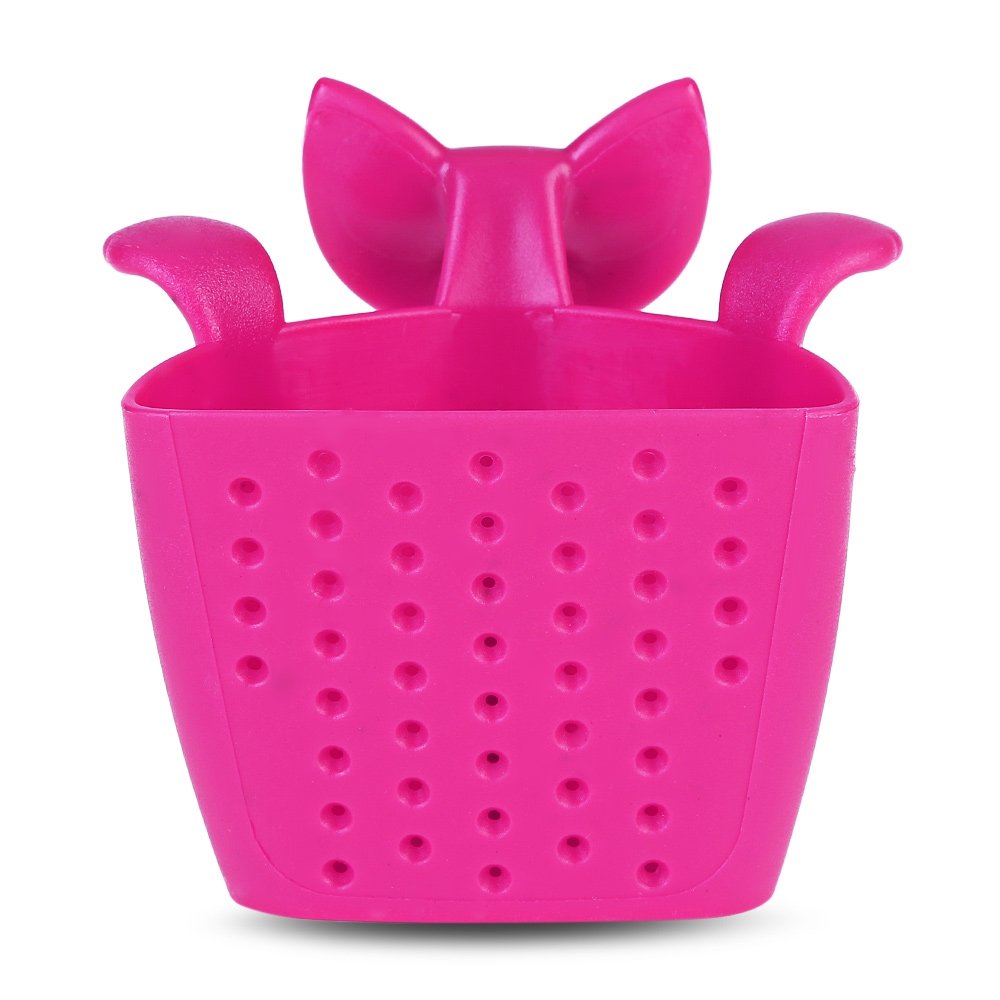 Darlock Cat Shape Tea Infuser Plastic Strainer Hole Filter