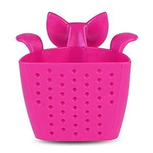 Darlock Cat Shape Tea Infuser Plastic Strainer Hole Filter