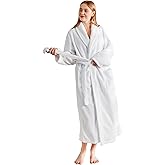 Serenhom Women’s Plush Soft Fleece Robe – Fluffy Warm Jacquard Bathrobe, Cozy Loungewear for Spa, Sleep, and Relaxation