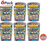 JA-RU Magic Grow Capsules (6 Packs of 12) and a Bouncy Ball Party Favor Bundle Pack 305-6sl