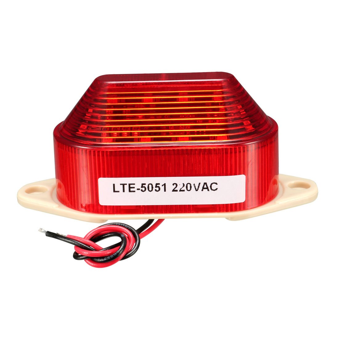 Lampe Tournante LED Clignotante 220V Rouge – Avertissement, Alerte – Résistante Aux Intempéries