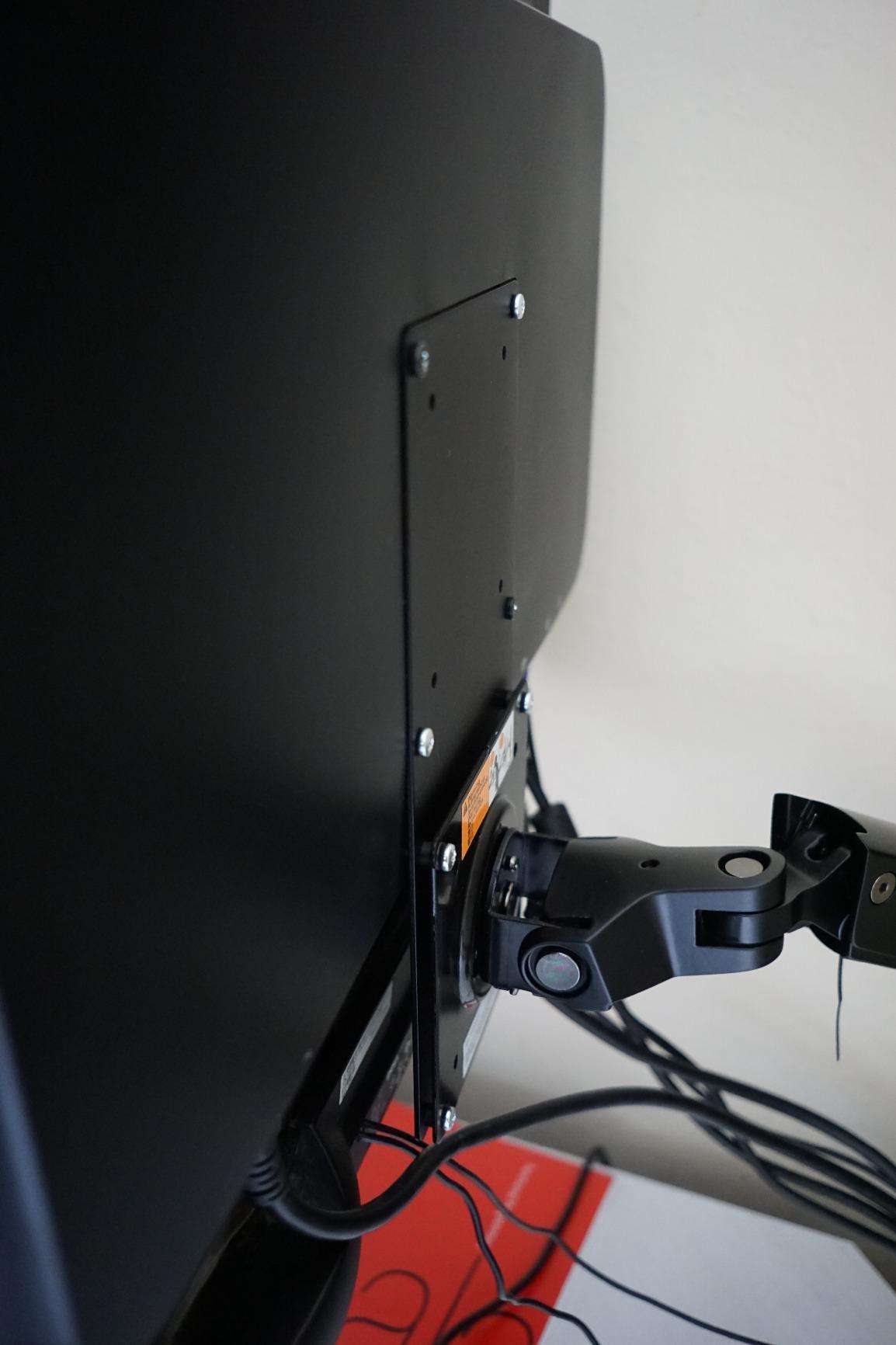 31/mo Finance Amazon Basics Dual Monitor Stand, Lift Engine Arm