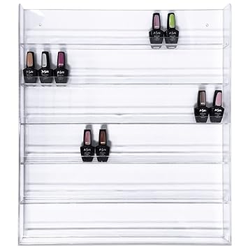Amazon Com 96 Bottle Nail Polish Wall Rack Display Beauty