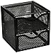 Rolodex Black Mesh Desktop Organization Cube (FG9E5600BLA)