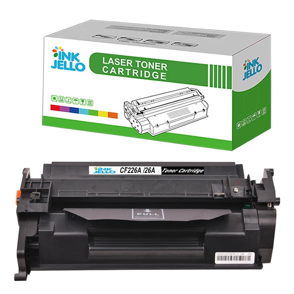 InkJello Compatible Toner Cartridge Replacement for HP Laserjet Pro M402d M402dn M402dw M402n MFP M426dw MFP M426fdn MFP M426fdw CF226A (Black)