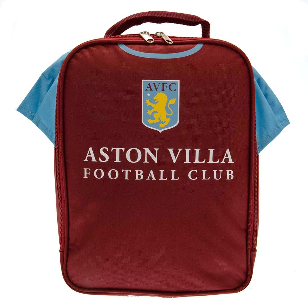 Aston Villa F.C. Kit Lunch Bag Official Merchandise, Claret