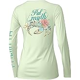 Palmyth Fishing Shirts for Women UPF 50+ Long Sleeve Fishing Shirt with Sun Protection Lightweight Quick-Dry T-Shirt