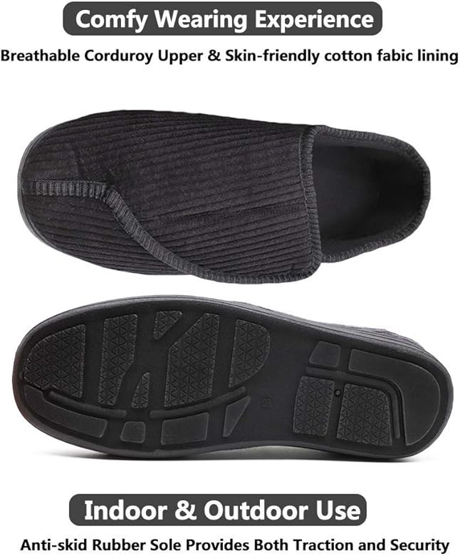 extra wide house shoes