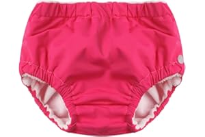 Yartina Baby Reusable Swim Diaper Adjustable Washable Swimsuit Sun-Protection Shorts Boys Girls Diaper Covers Bloomers