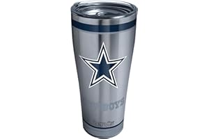 Tervis Triple Walled NFL Dallas Cowboys Tradition Insulated Tumbler Cup Keeps Drinks Cold & Hot, 30oz, Stainless Steel