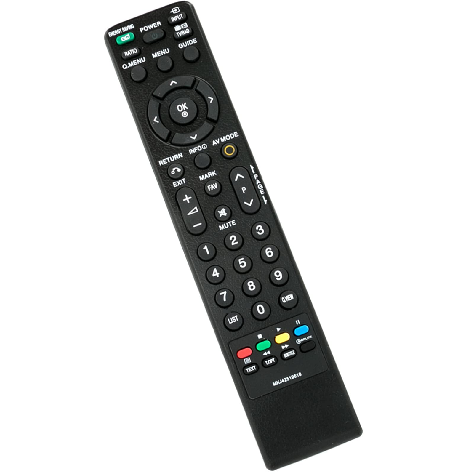 MKJ42519618 Replacement Remote Control Fit for LG TV 32LH7030-ZE 37LH7000-ZA 37LH7010-ZD 37LH7020-ZC 37LH7030-ZE 32LF5100-ZA 42LF5100-ZA 47LF5100-ZA 55LH5000-ZB 42LH5000-ZB 47LH5000-ZB