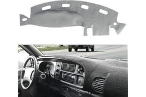 AKMOTOR Dash Cover Dashboard Cover Mat Pad for Dodge Ram 1998 1999 2000 2001 (Dark Gray) Y21