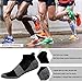 Well Knitting Copper Antibacterial Athletic No Show Socks for Men & Women - Size L 6 Pack