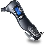 Digital Tire Pressure Gauge, Lantoo 150PSI with 5 In 1 Rescue Tools of LED Flashlight,Car Window Breaker, Seatbelt Cutter,Red Safety Light and Tire Gauge for Car,Motorcycle