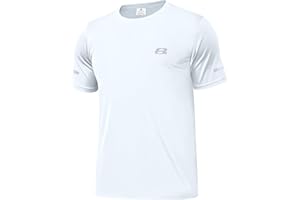 Boyzn Men's UPF 50+ Sun Protection Swim Shirts - Quick Dry Lightweight Rash Guard Beach Swim Tee for Surfing Swimming Fishing