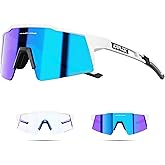 KAPVOE Photochromic Cycling Glasses Men Women Clear Transition Mountain Bike Sunglasses Sports Baseball Running - K9023