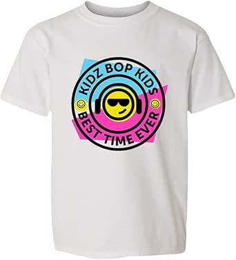Amazon.com: KIDZ BOP Smiley Headphones Youth Tee (Youth X-Large) White