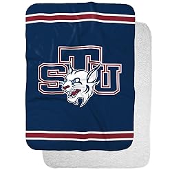 St. Thomas University Primary Logo Stripes Sherpa