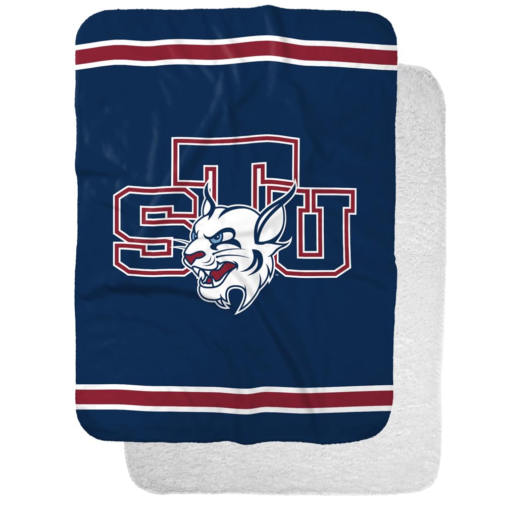 St. Thomas University Primary Logo Stripes Sherpa