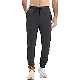 Idtswch 34/36/38/40 Long Inseam Mens Tall Sweatpants Fleece-Line Extra Long Joggers Pant with Zip Pockets