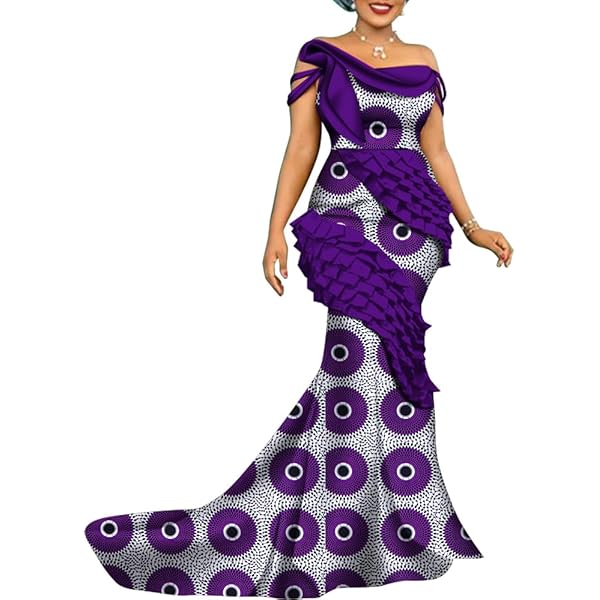 Amazon.com: African Traditional Dresses for Women Party Dashiki Long Robe  Dress Elegant African Lady Evening Gown Dresses : Clothing, Shoes & Jewelry