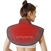Comfytemp Red Light Therapy for Neck Shoulder Back Pain Relief, 162 LEDs Infrared Light Therapy Pad for Body with Timer, Flex