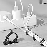 Viaky 30PCS Black Adjustable Cable Clips Self-Adhesive Wire Organizers Holder view 5