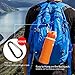 Magiclocci Collapsible Water Bottle, Reuseable BPA Free Silicone Foldable Water Bottles for Travel Gym Camping Hiking, Portable Leak Proof Sports Water Bottle with Carabiner, 26oz