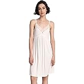 GYS Women's Full Slips Soft Bamboo Viscose Adjustable Spaghetti Straps Sleeveless Nightgowns