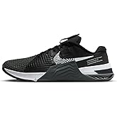 NIKE Metcon 8, Men's Cross Trainer, Black White Dk Smoke Grey Smoke Grey, 9 US