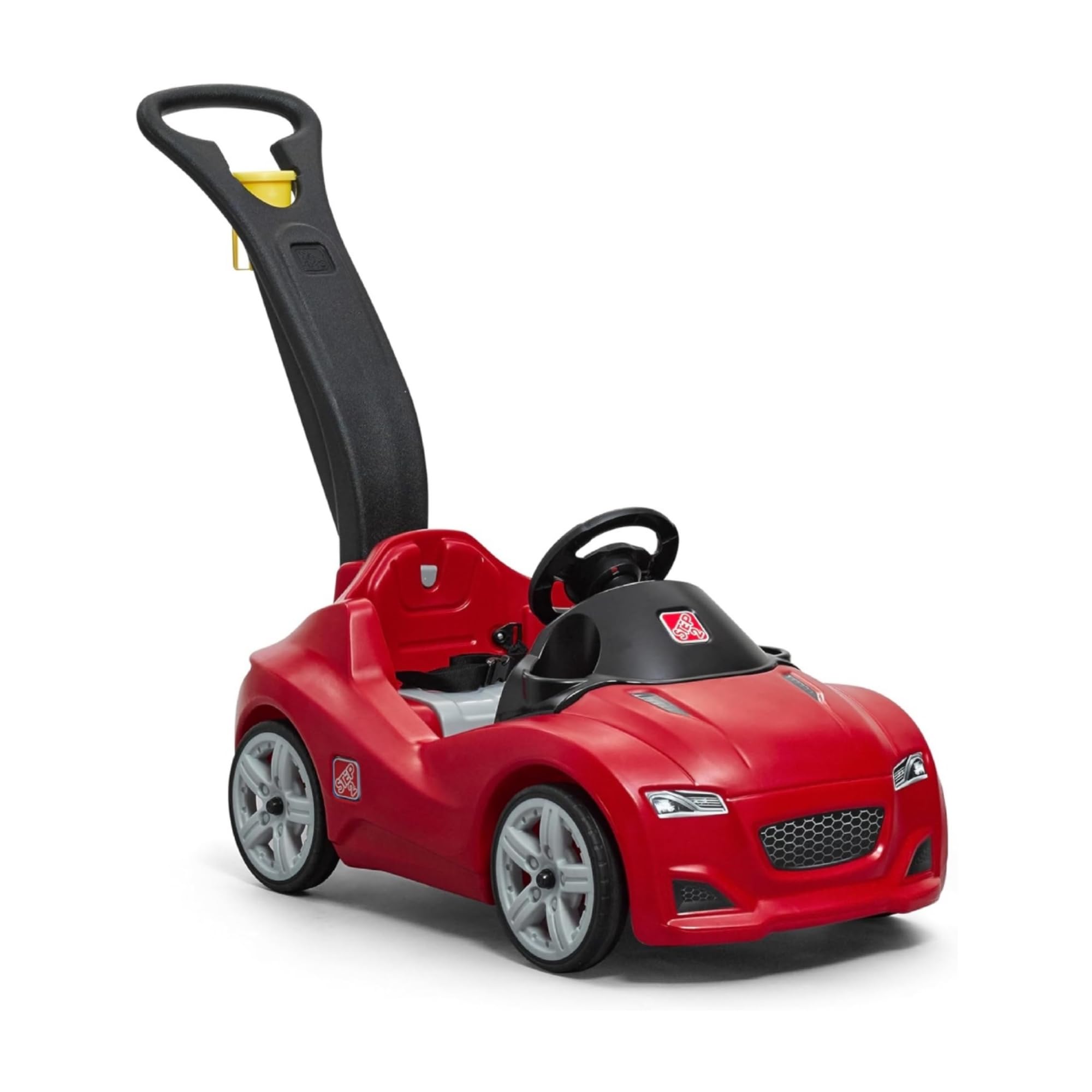 Photo 1 of **MISSING PARTS**
Step2 Whisper Ride Cruiser Kids Push Car, Ride On Toy, Stroller Substitute, Includes Seat Belt & Horn, Made of Durable Plastic, Max Weight 50 lbs., For Toddlers 18 Months - 4 Years Old, Red